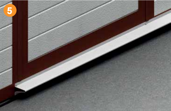 Конструкция  Калитка встроенная V4 c низким порогом 75 мм