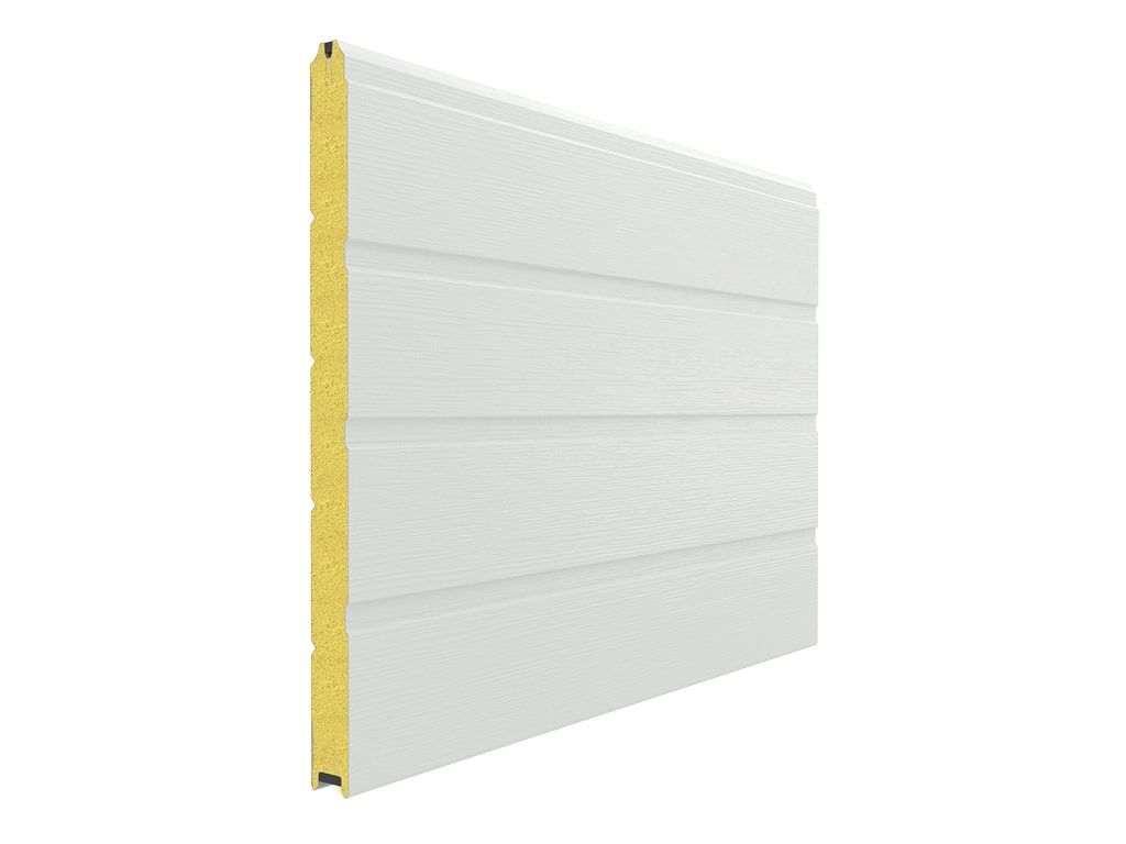 Дизайн панелей Гаражные секционные ворота с пружинами растяжения RSD01BIW 2500x2000