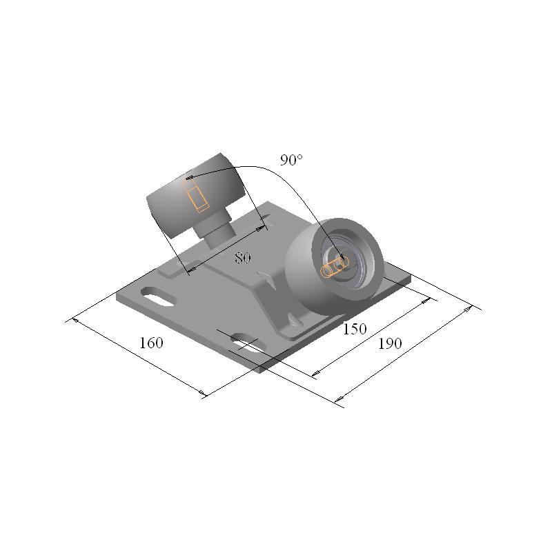 Конструкция  Опора поддерживающая в сборе