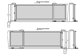 Конструкция  Система роликов и направляющих для балки Х/К 138Х144Х6 L=8000MM