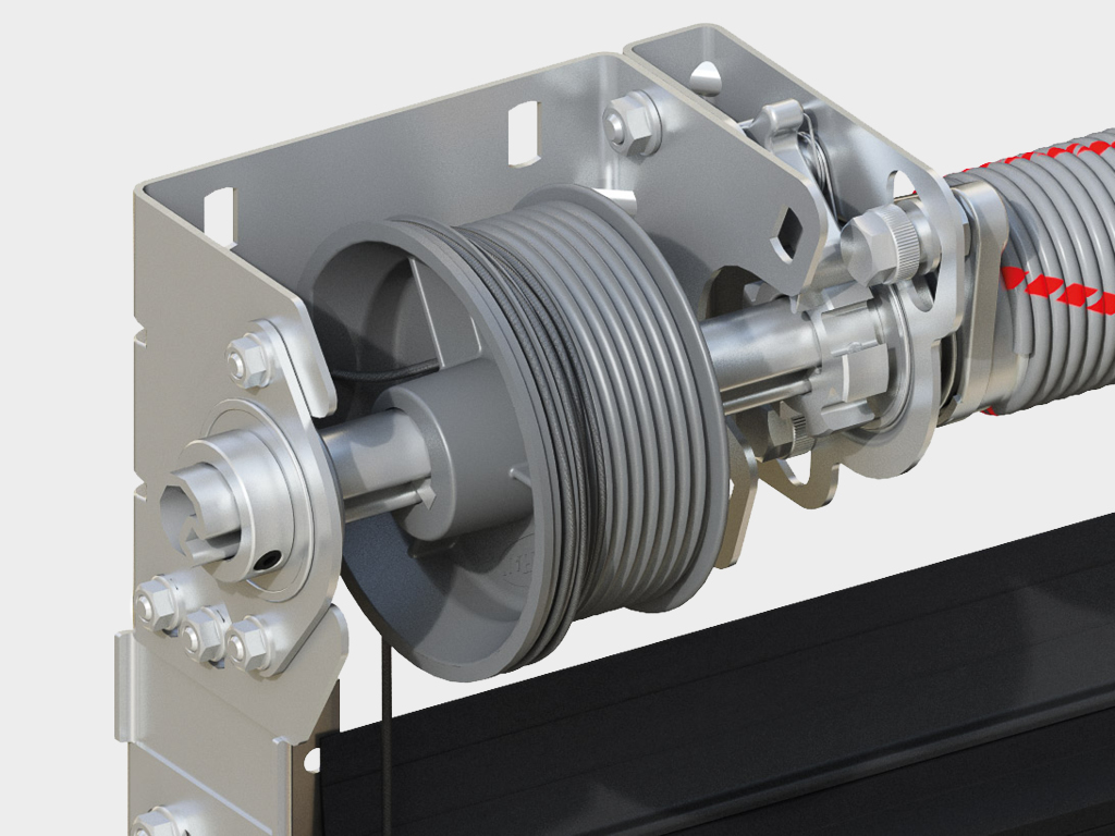 Преимущество Секционные ворота с торсионным механизмом 2500х2500