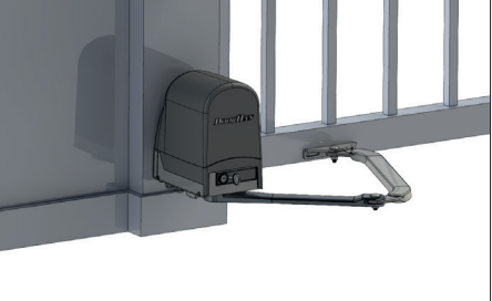 Преимущество Комплект привода рычажного ARM-230, минимальная ширина столба — 180 мм, для открывания наружу или внутрь