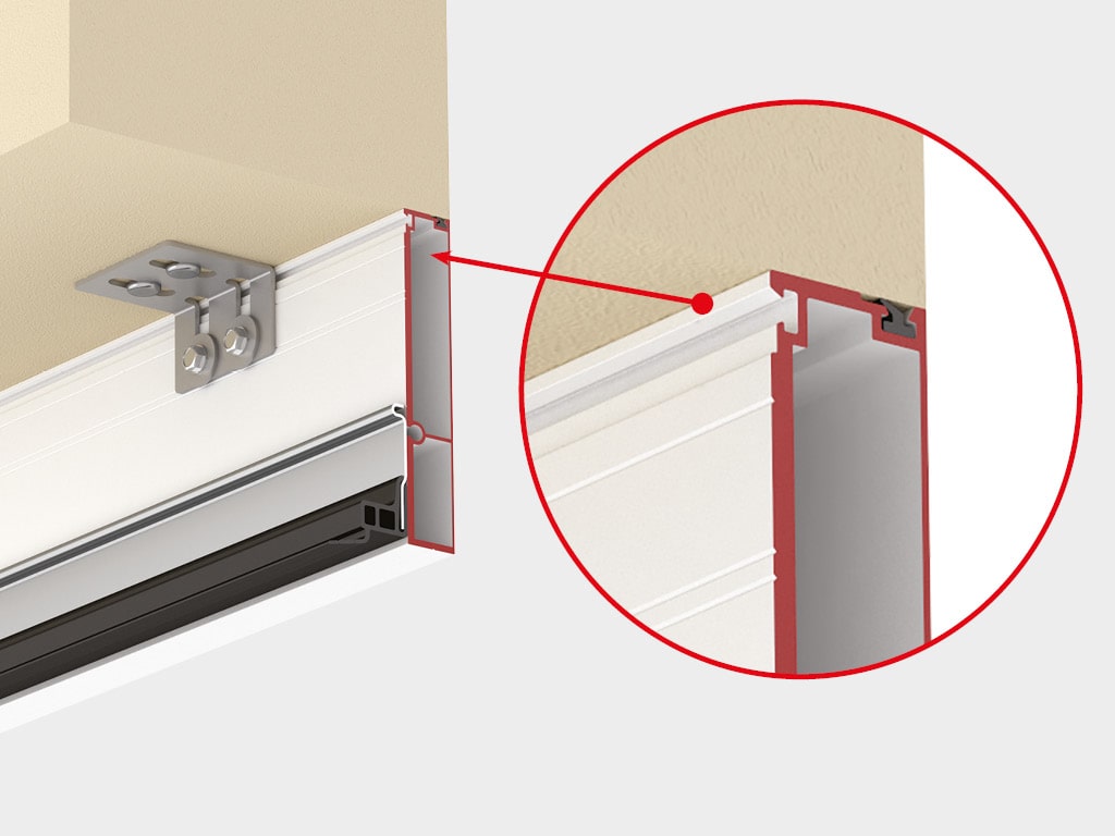 Преимущество Гаражные секционные ворота с пружинами растяжения RSD01BIW 2500х2500