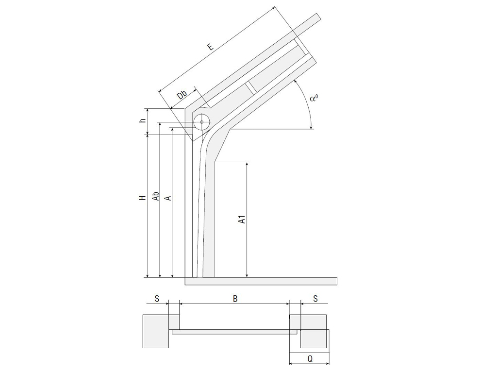 Конструкция  Секционные ворота с торсионным механизмом 2500х2500