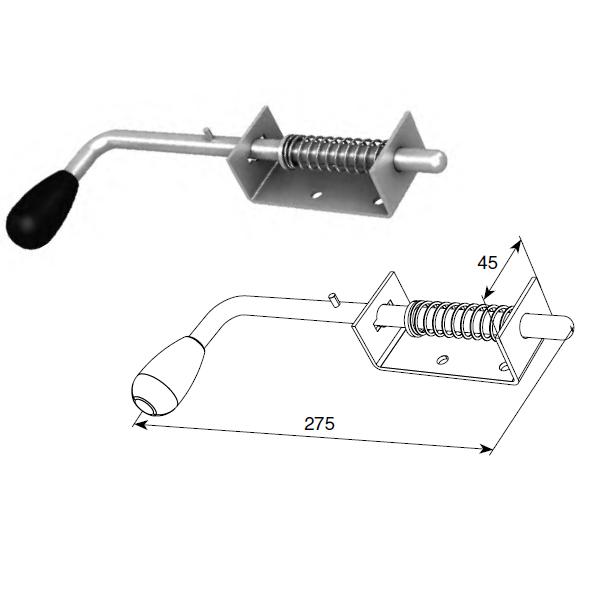 Конструкция  Механическая задвижка
