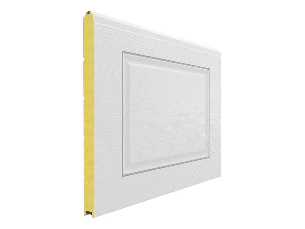 Дизайн панелей Гаражные секционные ворота с пружинами растяжения RSD01BIW 2500х2500