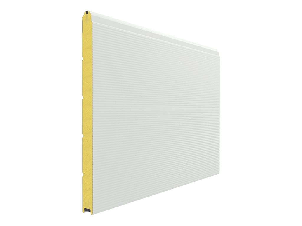 Дизайн панелей Гаражные секционные ворота с пружинами растяжения RSD01BIW 2500х2200