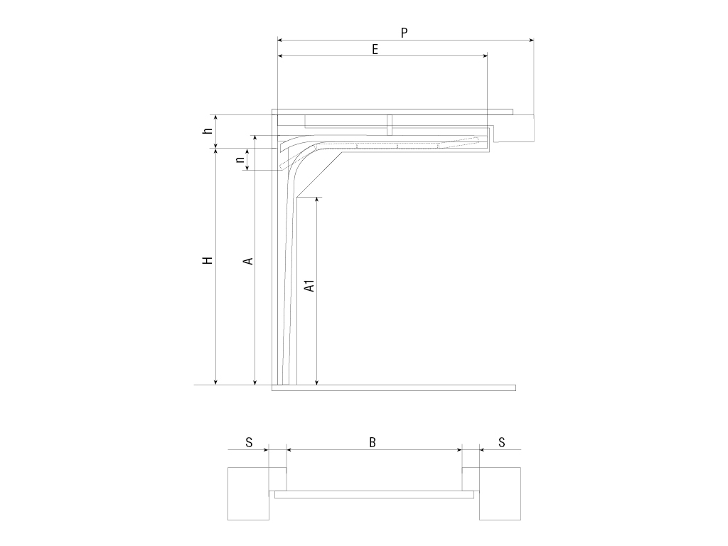 Конструкция  Гаражные секционные ворота с пружинами растяжения RSD01BIW (индивидуальный размер)