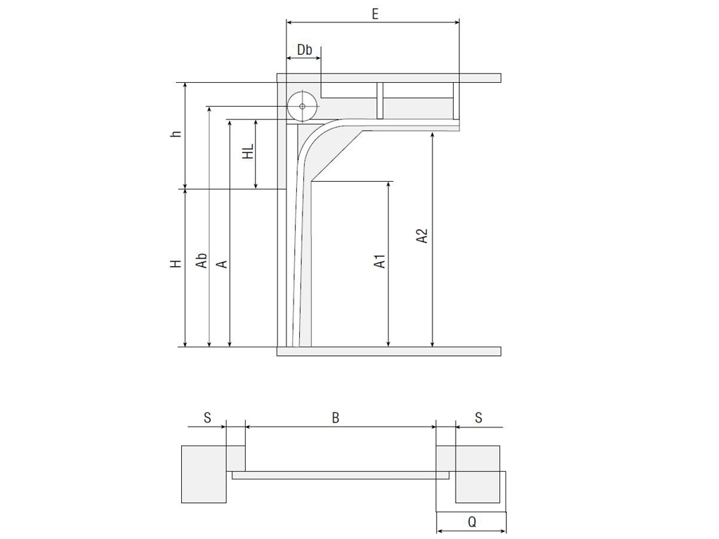 Конструкция  Секционные ворота с торсионным механизмом 2500х2500
