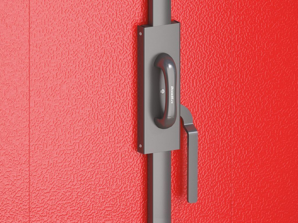 Преимущество Распашные противопожарные ворота с окнами и люками