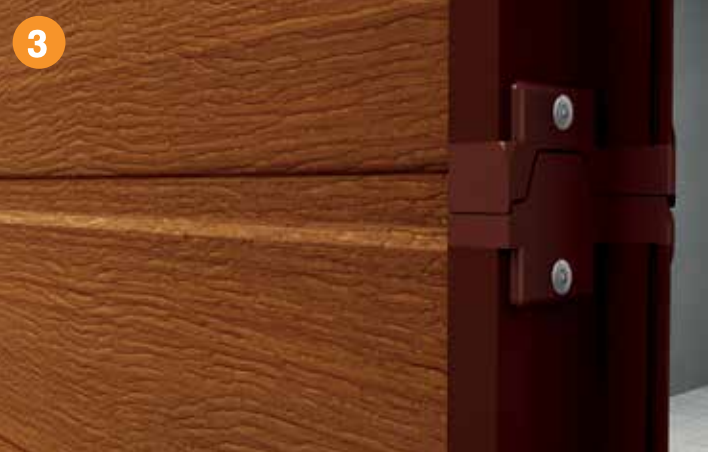 Конструкция  Калитка встроенная V4 c низким порогом 75 мм