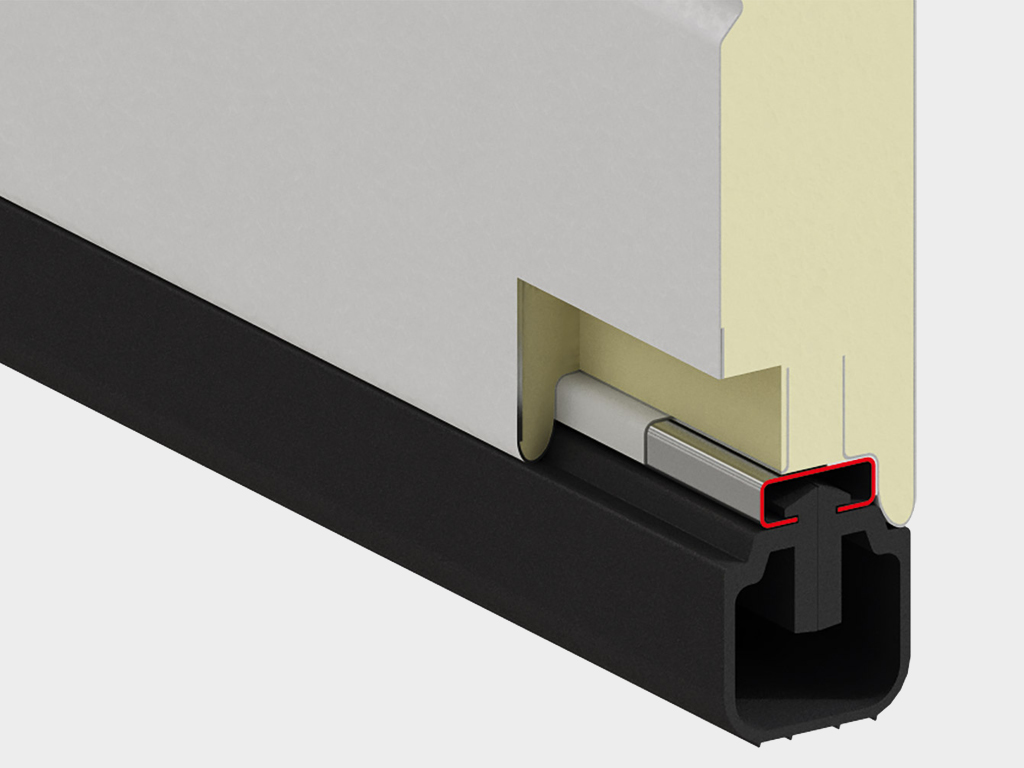 Преимущество Гаражные секционные ворота с пружинами растяжения RSD01BIW 2500х2500