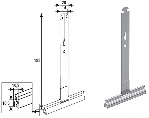 Пружина тяговая RS190