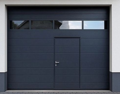 Секционные ворота с торсионным механизмом  2500х2500