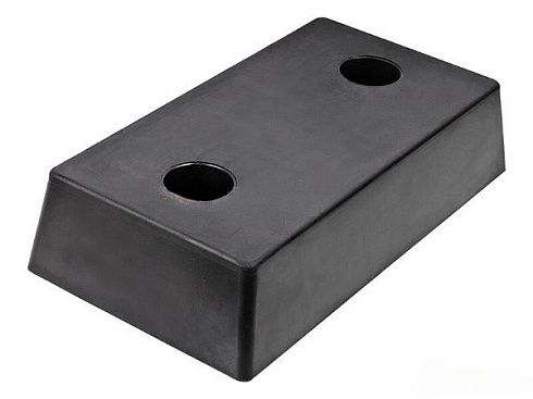 Бампер упорный резиновый, цельнолитой 450х250х100 мм (273 мм)