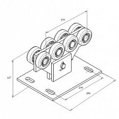 Опора роликовая 71 балки