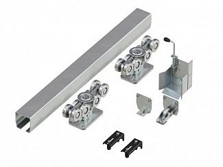 Система роликов и направляющих для балки Х/К 138Х144Х6 L=11000MM