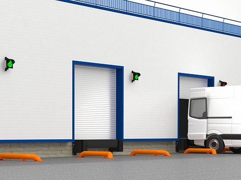 Рулонные ворота с внутривальным приводом из профиля RHS117/0,8, RHS117P/0,8