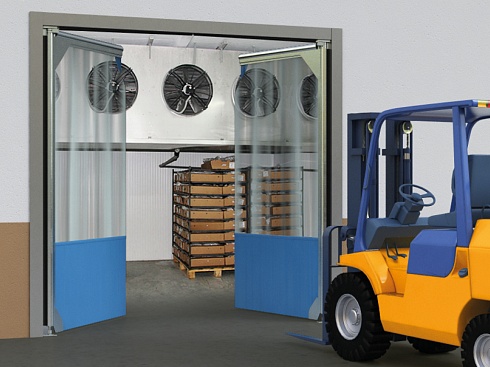 Пленочные маятниковые двери серии SSD