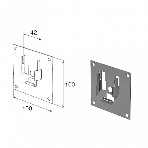 Суппорт подшипника BS42