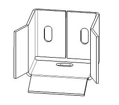 Лоток ловителя нижнего балки 71х60х3,5